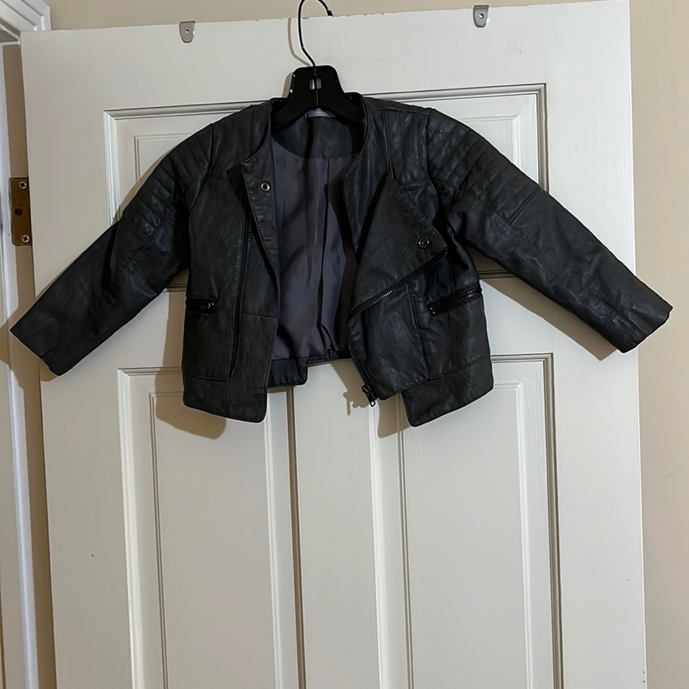 New Cute little boy’s pleather jacket
